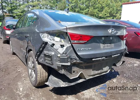 2018 Hyundai Elantra Sel z USA, uszkodzony, nr VIN 5NPD84LF7JH343930